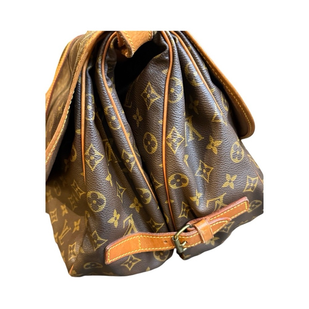 Louis Vuitton Saumur Monogram Crossbody Messenger Bag Vintage Authentic - Picture 5 of 9